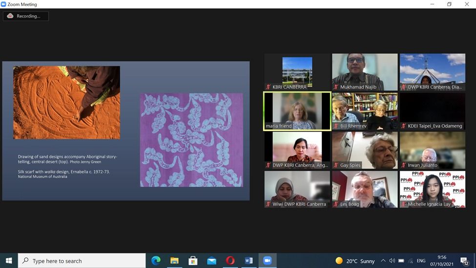 podiumnews.com-Batik Mendunia, KBRI Canberra Gelar Seminar Batik Warisan Budaya Indonesia